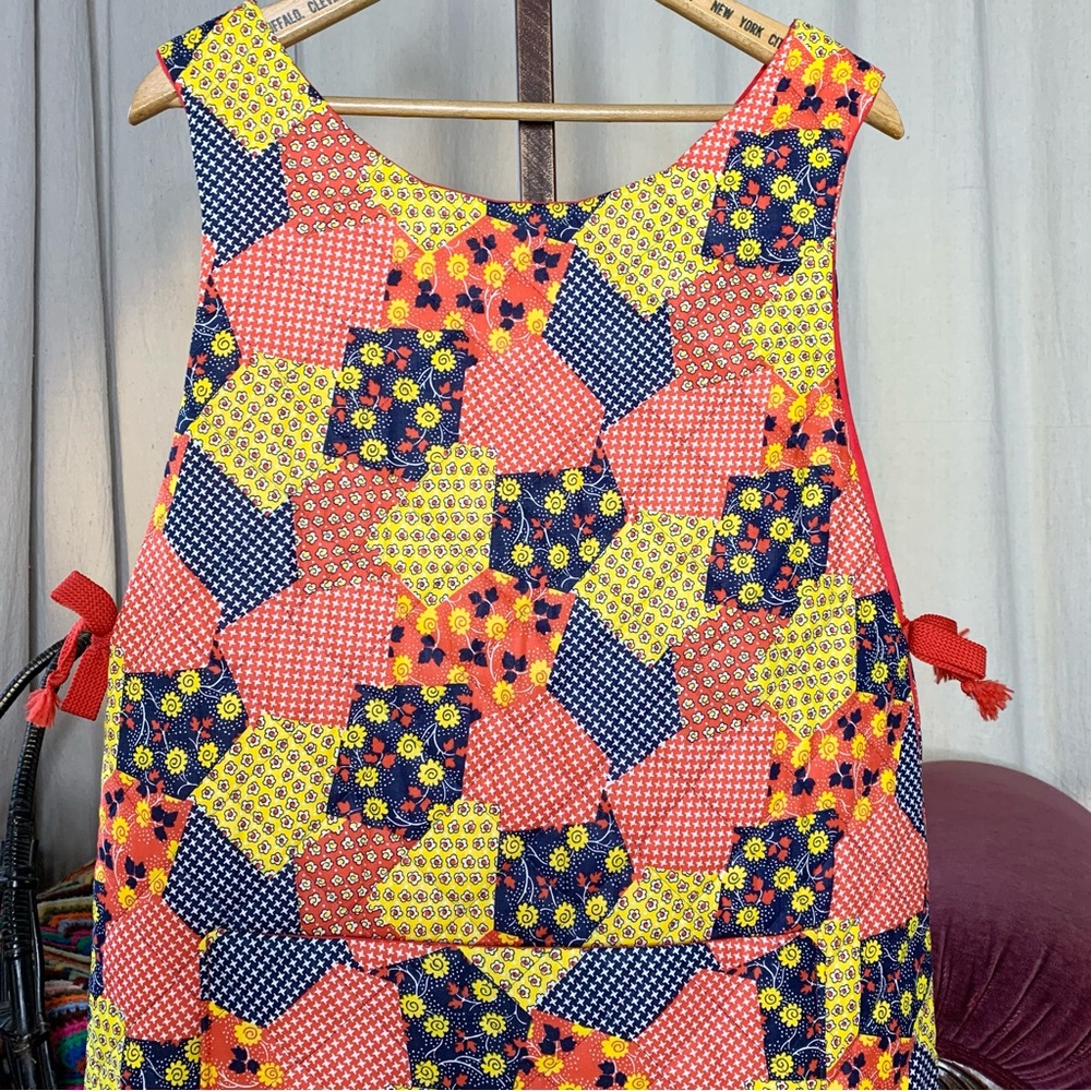 70s Maxi Apron Dress - Picture 9 of 11